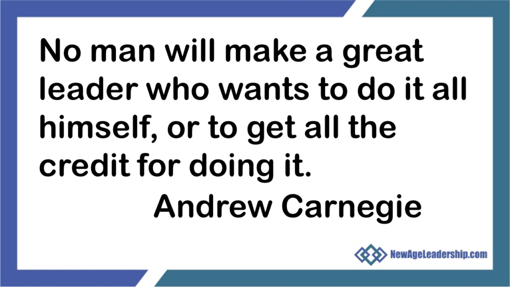 andrew carnegie quote leadership